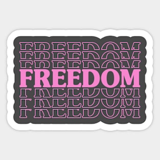 Freedom Sticker